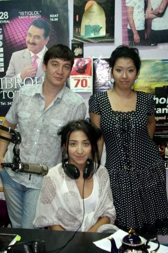Interview on the radio UZBEGIM TARONASI 2010