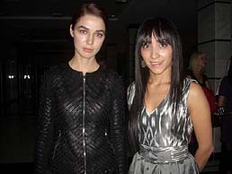 Russian fashion designer Alyona Akhmadulina and Uzbek fashion designer Saida Amir.
